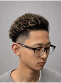 メンズハイライトナチュラルショート