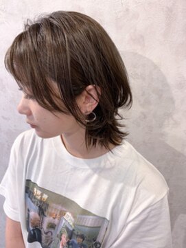 パルフェ ヘアー バイ オーク 九大学研都市(parfait hair byOAK) ショートボブグレージュ