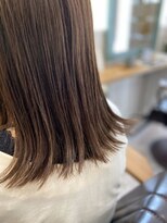 リーフ ヘアアンドリラクーゼーション(Leaf hair&relaxation)&nbsp;ブリーチなし！グレージュカラー☆