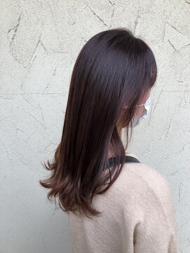 リー ヴィータ 上新庄(Lee Vita) ルーズヘア/レッドブラウンカラー