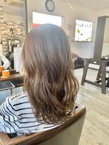 オレンジ(orange)&nbsp;【orange大分賀来】ゆる巻き波ウェーブグレージュカラー