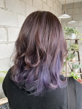 ニキ ヘアー ネイル 子安店(niki hair, nail) ポイントパープル