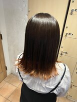 アース 大宮駅前店(HAIR&MAKE EARTH) グラデーションカラー×鎖骨ミディアム