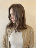 高知/南国市/美容室/グレージュ/ミディアム/セミロング
