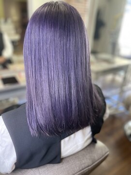 ジウ 上通り(JIU) 20代30代小顔ゆるふわミディラベンダー