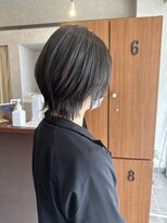 ブルー(blue)&nbsp;ボブウルフ　伸ばしかけヘア