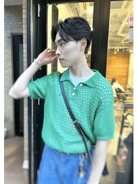 ハグ 横浜(HUG) カルマパーマ*センターパート