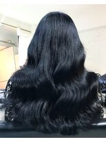 ブレンド 渋谷(BLend)&nbsp;グレージュマチルダボブインナーグレージュ 前髪ブルー