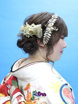 びゃんびゃん 浅水本店 成人式スタイル/ヘアセット/ヘアアレンジ/着物