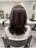 大人可愛い小顔ウルフレイヤーボブ