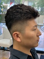 カズ(Ka'z)&nbsp;フェード系バックパーマ