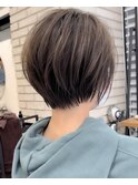 ショートボブ/簡単スタイリング/丸みショート/可愛い/20代30代