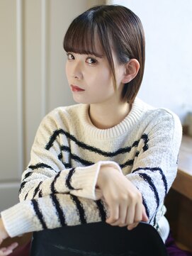 バース(BIRTH) 天神【BIRTH】似合わせカット切りっぱなしボブ髪質改善20代　2