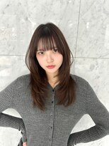 ユーフォリア 渋谷グランデ(Euphoria SHIBUYA GRANDE)&nbsp;レイヤーカット　ワンカール　ココアブラウン