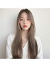 【輝く美髪と美シルエット♪】次世代髪質改善カラー＋カット