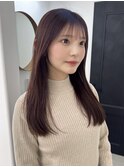 桑名顔周りレイヤーカットロングレイヤーカットくらげヘア韓国