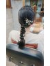 似合う飾りをプレゼント♪結婚式お呼ばれヘアセット！５０００円（税込）☆