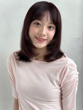 ザックラフィネ(ZACC raffine) ミディアムヘア/レイヤーカット/インナーカラー/暖色カラー