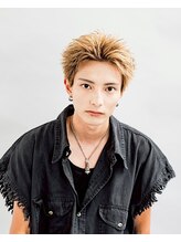 ビカムメンズヘアー 栄店(become men's hair) ハイトーンスパイキーショートブリーチ抜きっぱなし短髪カラー