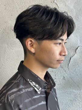 ニアウ 高崎店(Niau) センターパートニュアンスパーマフェザーパーマ韓国風群馬高崎