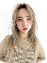 ミラバイグリーン(Mira by green)&nbsp;レイヤーカット/ミディアムストレート/フェイスレイヤー