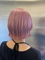 ゴウトゥデイシェアサロン 町田店(GO TODAY SHAiRE SALON)&nbsp;ホワイトピンク×レイヤーボブ【町田】