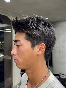 ニコ トウキョウ ロジック(nico TOKYO Logic) 刈り上げアップバングスパイキーショートパーマスパイラルパーマ