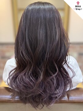 ティグル テンジン(TIGRE tenjin) パープルアッシュグラデーションカラー☆ニュアンスカラー