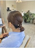 タイトヘアアレンジ