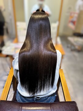 ブレンドバイハピネス(Blend by happiness) 髪質改善/アッシュブラウン/奈良 after