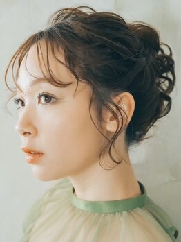 ヘアメイクアンドセットサロン リッコ(Hair make&set salon Ricco)の写真/【梅田・茶屋町】心に残る特別な結婚式・推し活・イベントもプロのセットで華やかに《ヘアセット￥2,300～》