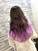 ラピス 新宿(Lapis)&nbsp;【lapis新宿】シールエクステ裾カラー