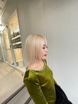 ヘアサロン ガリカ 表参道(hair salon Gallica) 金髪ボブ/金髪ショート/前上がりボブ