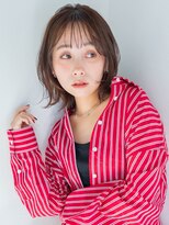 レゴ(REGO) #小顔黒髪クラゲヘアーオリーブグレーココアベージュ