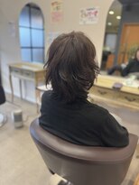 カノワ(KANOWA)&nbsp;ミディアム大人のふんわりパーマ