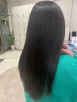 ビスイル 秋葉原店(Vis ill) 暗めカラーグレージュアッシュカラーロング