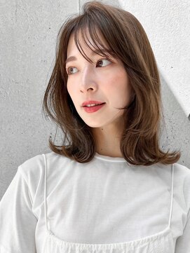 アグノス 青山(Agnos) 外ハネボブワンカールエアリーカールセミディくせ毛風カール