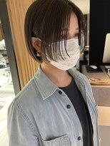 エッセンス(THE ESSENCE)&nbsp;前上がり切りっぱなしボブエアリーロング美髪ピンクブラウン