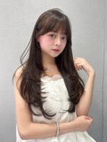 ボタン コロン 表参道 原宿(VOTAN COLON) オリーブブラウン/レイヤーカット/透明感カラー/韓国ヘア