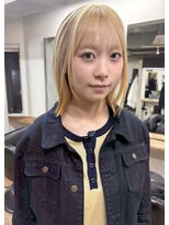 ソイ 下北沢(soi) 抜きっぱなしエフェクトブリーチ/ロブレイヤー【下北沢】