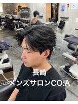 コア(CO:A)&nbsp;長崎メンズカットフェザーショートメンズパーマフェザーパーマ