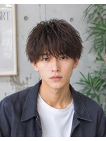 MEN's Baguz MEN'Sカット/ MEN'Sパーマ/ MEN'Sカラー 韓国風マッシュニュアンスパーマ束感毛流れシースルー人気ヘア