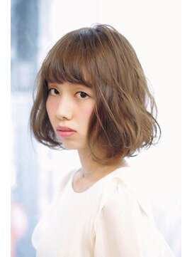 ブロック(BLOCK) 透け感ボブ