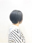 小顔ショート/似合わせカット/ショートボブ/暗めカラー/30代40代