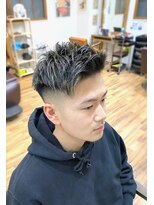 ヘアスタジオ ロメオ(hair studio Romeo) ハイライトアップバングフェード