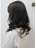 【お手入れいらず】カット+髪に優しいパーマ　¥13200→¥11000