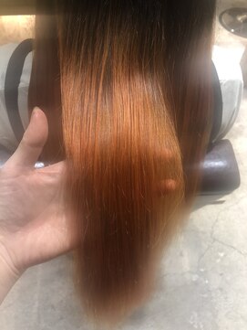 エイト 溝の口店(EIGHT) 【EIGHT mizonokuchi】オレンジヘア