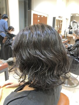 ネオリーブギンザ 銀座店(Neolive GINZA) 低温デジタルパーマで作るお手入れ楽ちんミディアムボブ