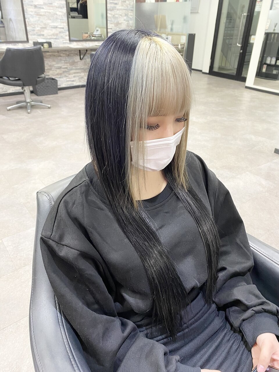 ギャルかわ＃シールエクステ80枚＃ツートンカラー：L177562045