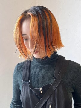 ボコカ(bococa) ボブ/オレンジカラー/アンブレラカラー/夏